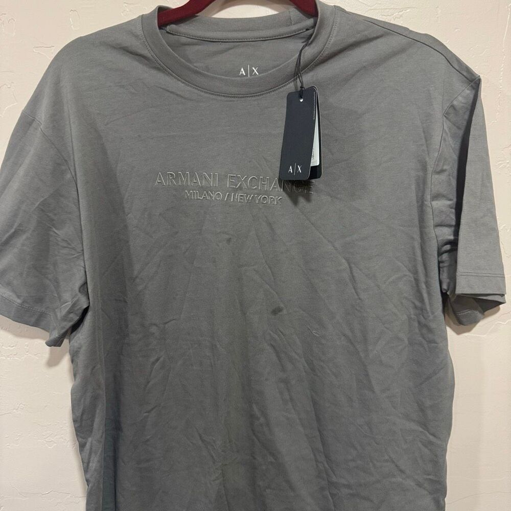 Armani Exchange Regular Fit Logo T-Shirt *stain - Picture 5 of 7